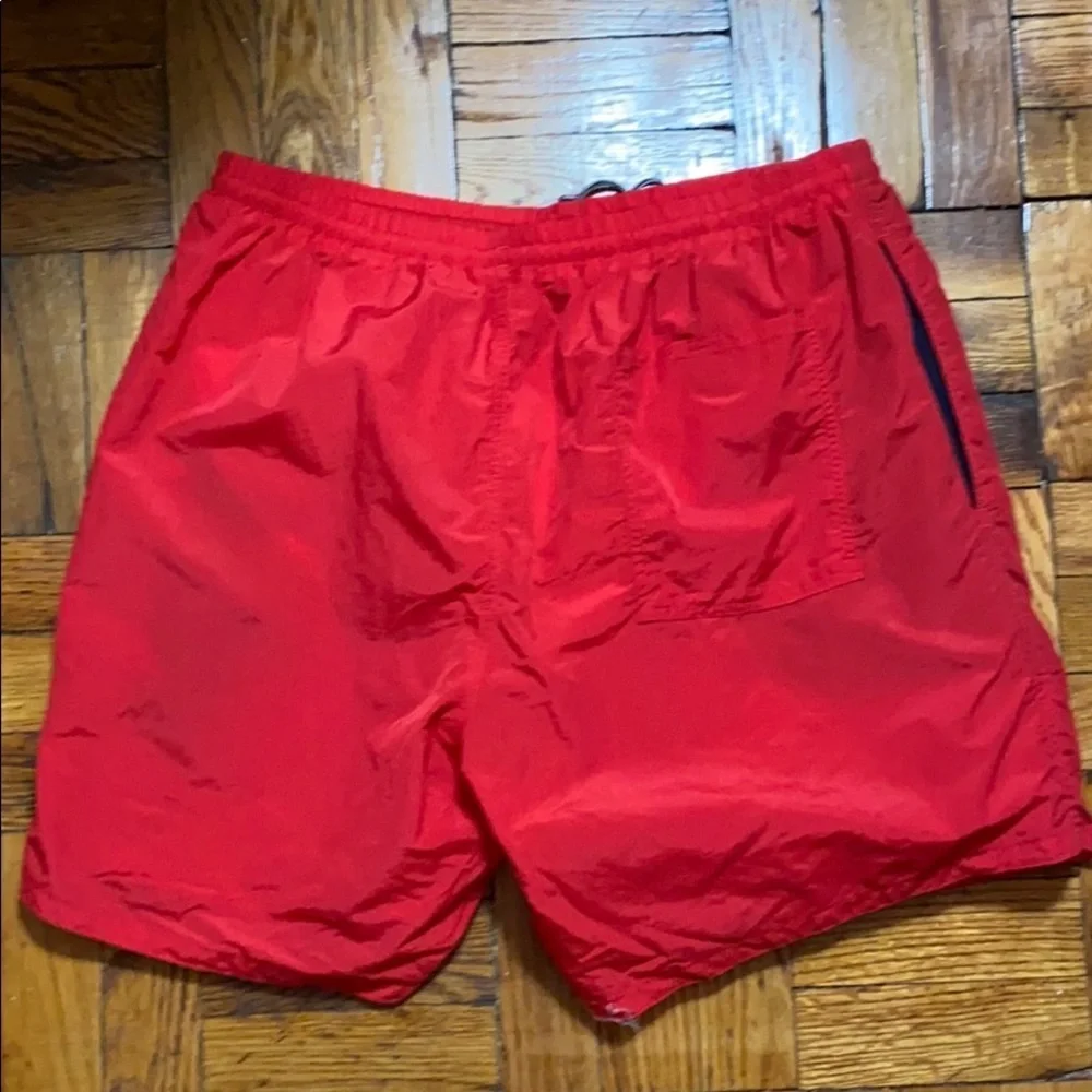 Nautica red swimming trunks  size: L